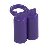 Minifig Neckwear Airtanks with Large Holes Dunkellila