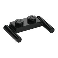 Plate Special 1 × 2 with Handles [Flat Ends / Low Attachment]