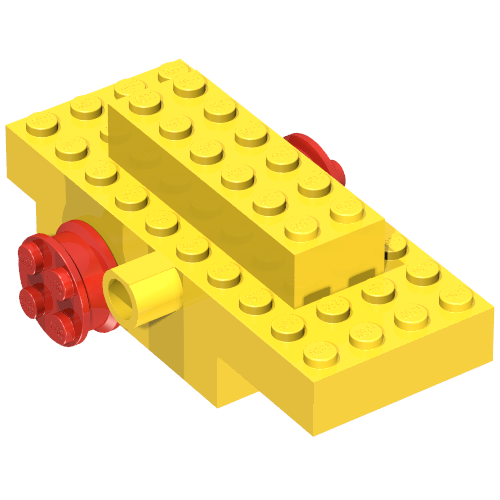 Windup Motor Yellow