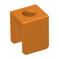 Minifig Neckwear Vest / Tabard Orange