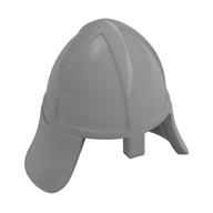 Helmet Castle with Neck Protector Hellblaugrau