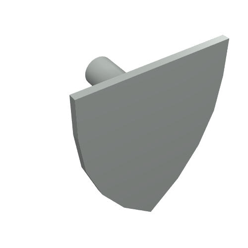Shield Triangular Light Gray