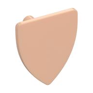 Schild dreieckig Hellnougat