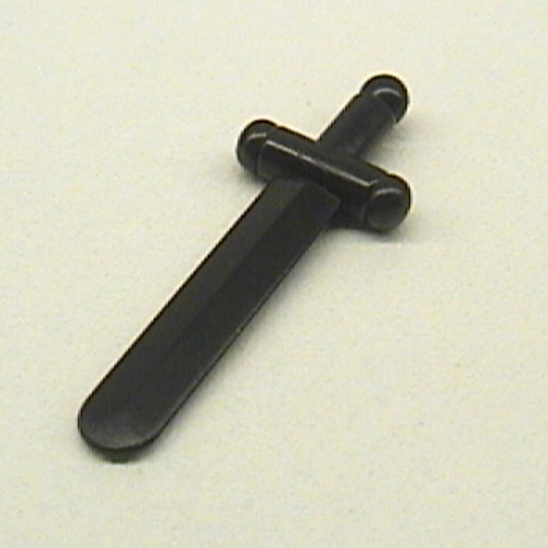 Weapon Sword / Shortsword [Shiny Solid Smooth ABS] Schwarz