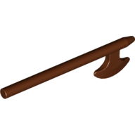 Weapon Halberd / Axe Rotbraun
