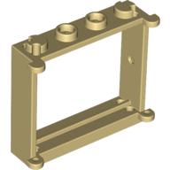 Fenster 1 × 4 × 3 Beige