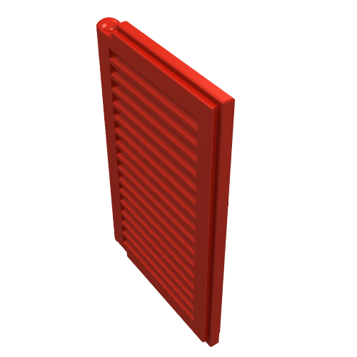 Window 1 × 2 × 3 Shutter Red