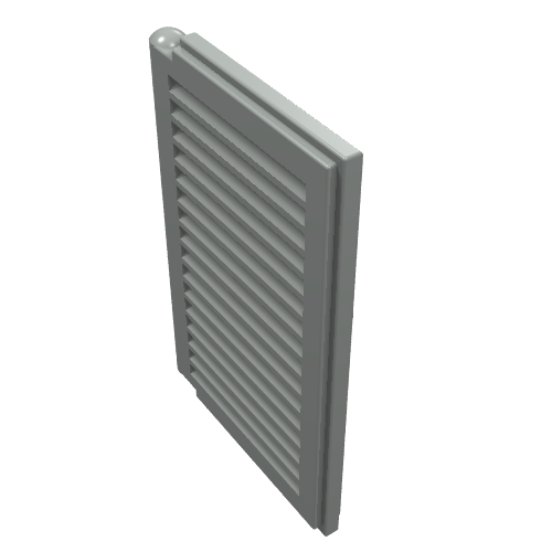 Window 1 × 2 × 3 Shutter Hellgrau