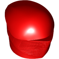 Helmet Elite Praetorian Guard, Pointed Red