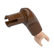 Arm, groß, links mit hellnougat Hand Rotbraun