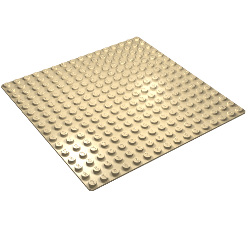 Baseplate 16 × 16 Tan