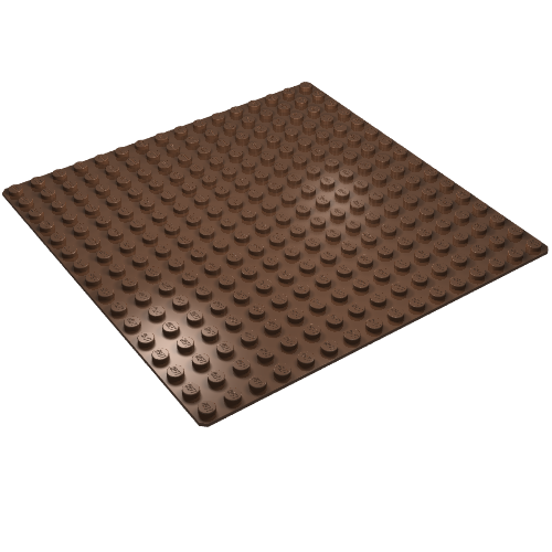 Baseplate 16 × 16 Brown