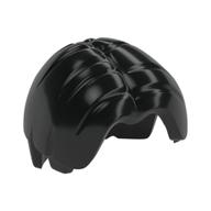 Hair Bowl Cut and Parted in Center Black