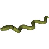 Animal, Snake, Large with Raised Head [Plain] Olive Green