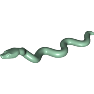 Animal, Snake, Large with Raised Head [Plain] Sand Green