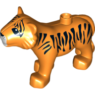 Duplo Animal Tiger Adult New Style Orange