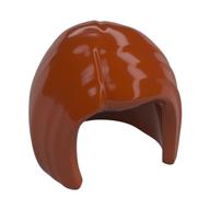 Hair Mid-Length, Smooth Dark Orange