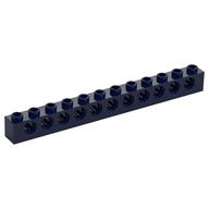 Technic Stein 1 × 12 [11 Pinlöcher] Dunkelblau