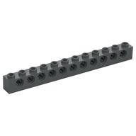 Technic Brick 1 × 12 [11 Pin Holes] Dark Bluish Gray