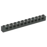 Technic Brick 1 × 12 [11 Pin Holes] Dark Gray