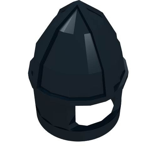 Helmet Castle with Chin Guard Schwarz