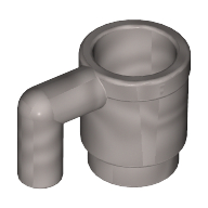Equipment Cup / Mug [Plain] Flat Silver