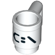 Equipment Cup / Mug with 'C:\' Print Weiß