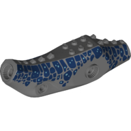 Animal Body Part, Dinosaur, Baryonyx Body with Dark Blue Spots, Dark Bluish Gray Back Dark Bluish Gray
