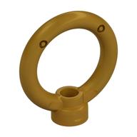 Plate Special, 1 × 1 Stud with 3 × 3 Ring on Top Perlgold