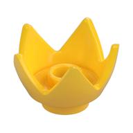 Crown / Flower / Egg Shell Half Gelb