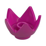 Crown / Flower / Egg Shell Half Magenta