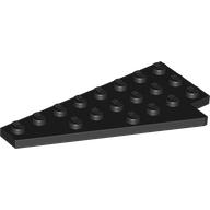 Wedge Plate 8 × 4 Wing Left Black