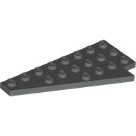 Wedge Plate 8 × 4 Wing Left Dark Gray