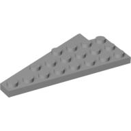 Wedge Plate 8 × 4 Wing Right with Stud Notch Light Bluish Gray