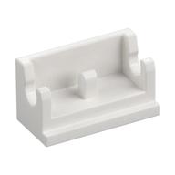 Hinge Brick 1 × 2 Base Weiß