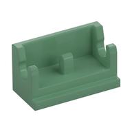 Hinge Brick 1 × 2 Base Sand Green