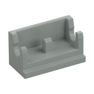 Hinge Brick 1 × 2 Base Hellgrau