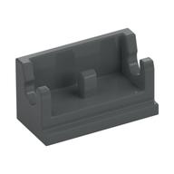 Hinge Brick 1 × 2 Base Dark Bluish Gray