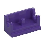 Hinge Brick 1 × 2 Base Dunkellila
