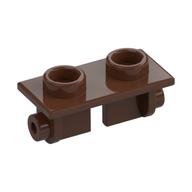 Hinge Brick 1 × 2 Top Plate Thin Brown