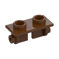 Hinge Brick 1 × 2 Top Plate Thin Reddish Brown