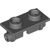 Hinge Brick 1 × 2 Top Plate Thin Dark Bluish Gray