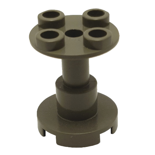 Support Round 2 × 2 × 2 Stand with Reach-Through Center Hole Dunkelgrau