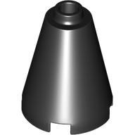 Cone 2 × 2 × 2, Open Stud Black