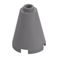 Kegel 2 × 2 × 2, offen Noppe Mattsilber