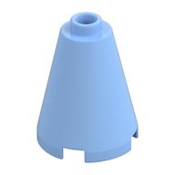 Cone 2 × 2 × 2, Open Stud Bright Light Blue