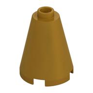 Cone 2 × 2 × 2, Open Stud Pearl Gold