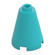 Cone 2 × 2 × 2, Open Stud Medium Azure
