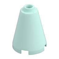 Cone 2 × 2 × 2, Open Stud Light Aqua