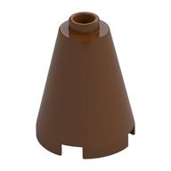 Cone 2 × 2 × 2, Open Stud Reddish Brown